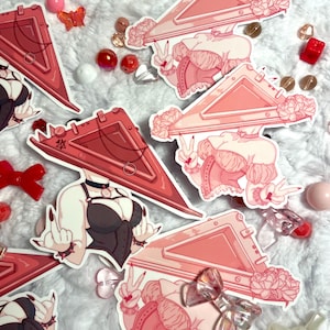 Pyramid Head Aesthetic horror sticker set! (2 stickers) INSPIRED by Silent hill