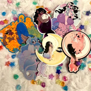 Moody Mermaids (Sticker Bundle or Sold Seperately)