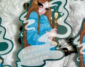 Elizabeth: Frankenstein Flim Pin-Up Babe Water Resistant Glossy Laminate Sticker  (1 ct)
