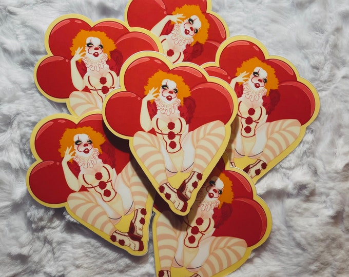 Female Pennywise, IT INSPIRED sticker in my style (1 sticker)