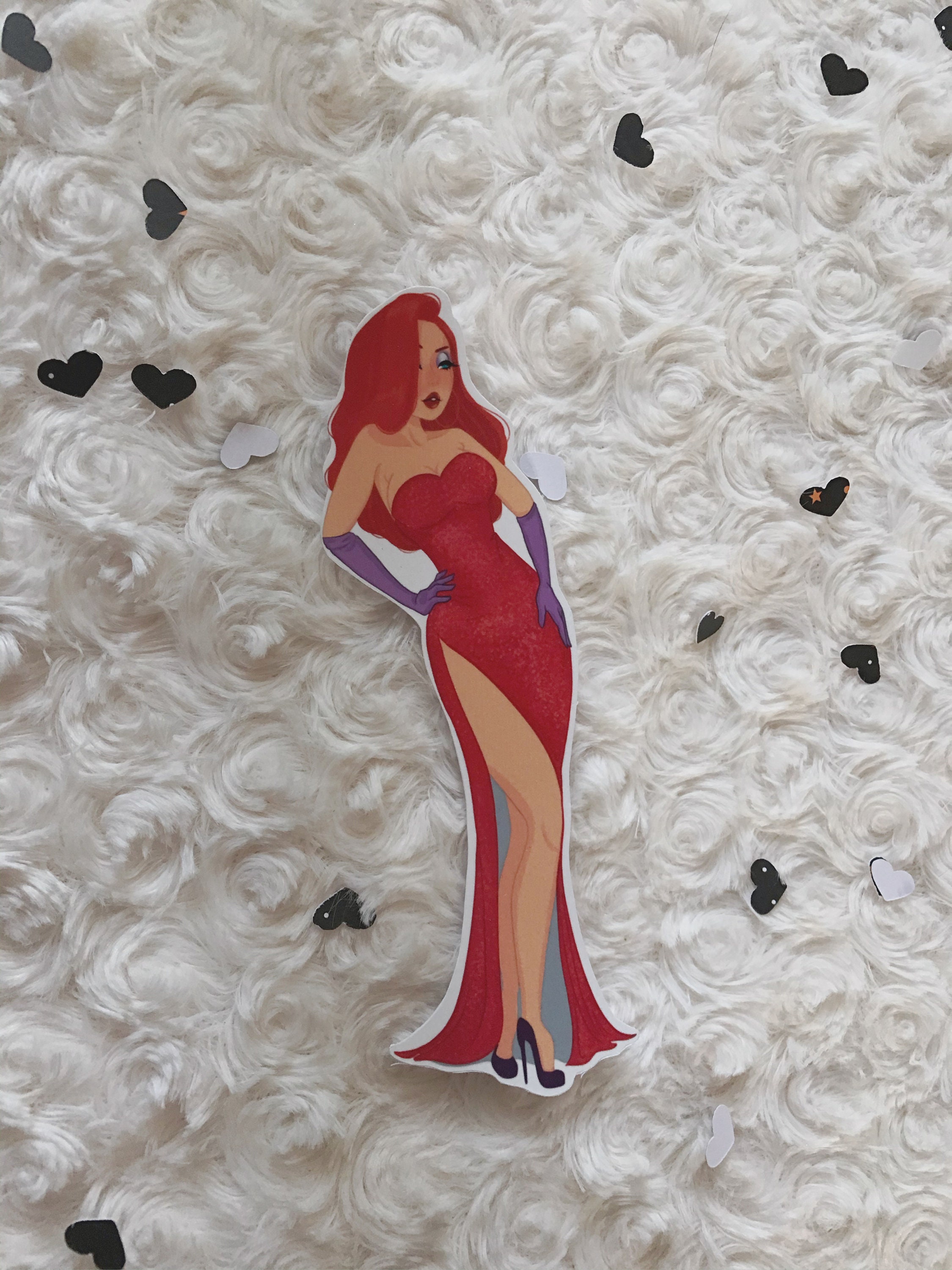 Jessica Rabbit sticker in my style | Etsy
