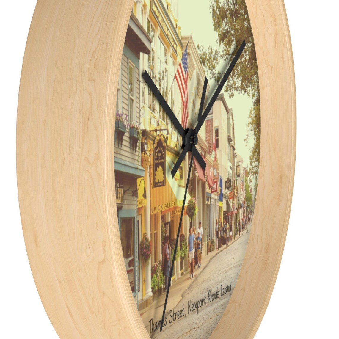 Newport RI Wall Clock Thames Street Clock Newport Rhode Etsy
