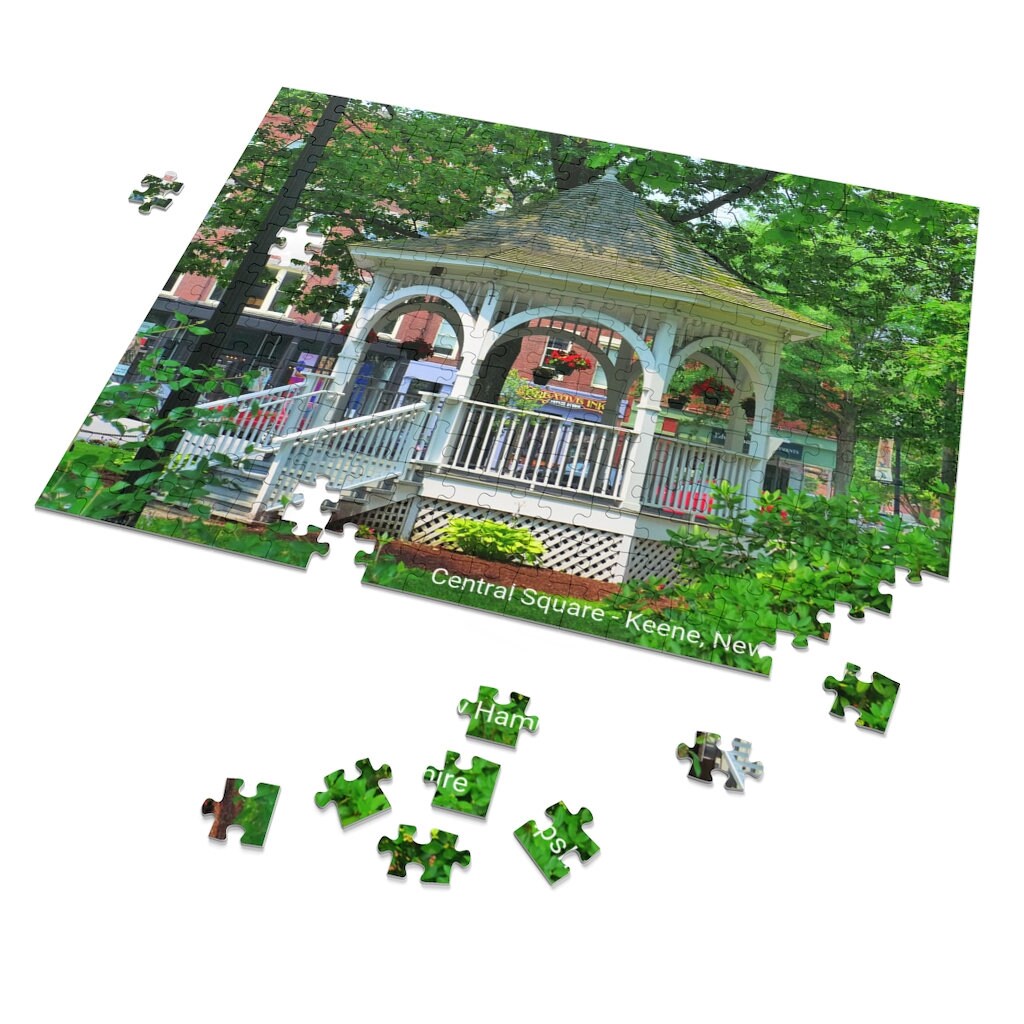 Jigsaw Puzzle Keene New Hampshire Central Square in Etsy