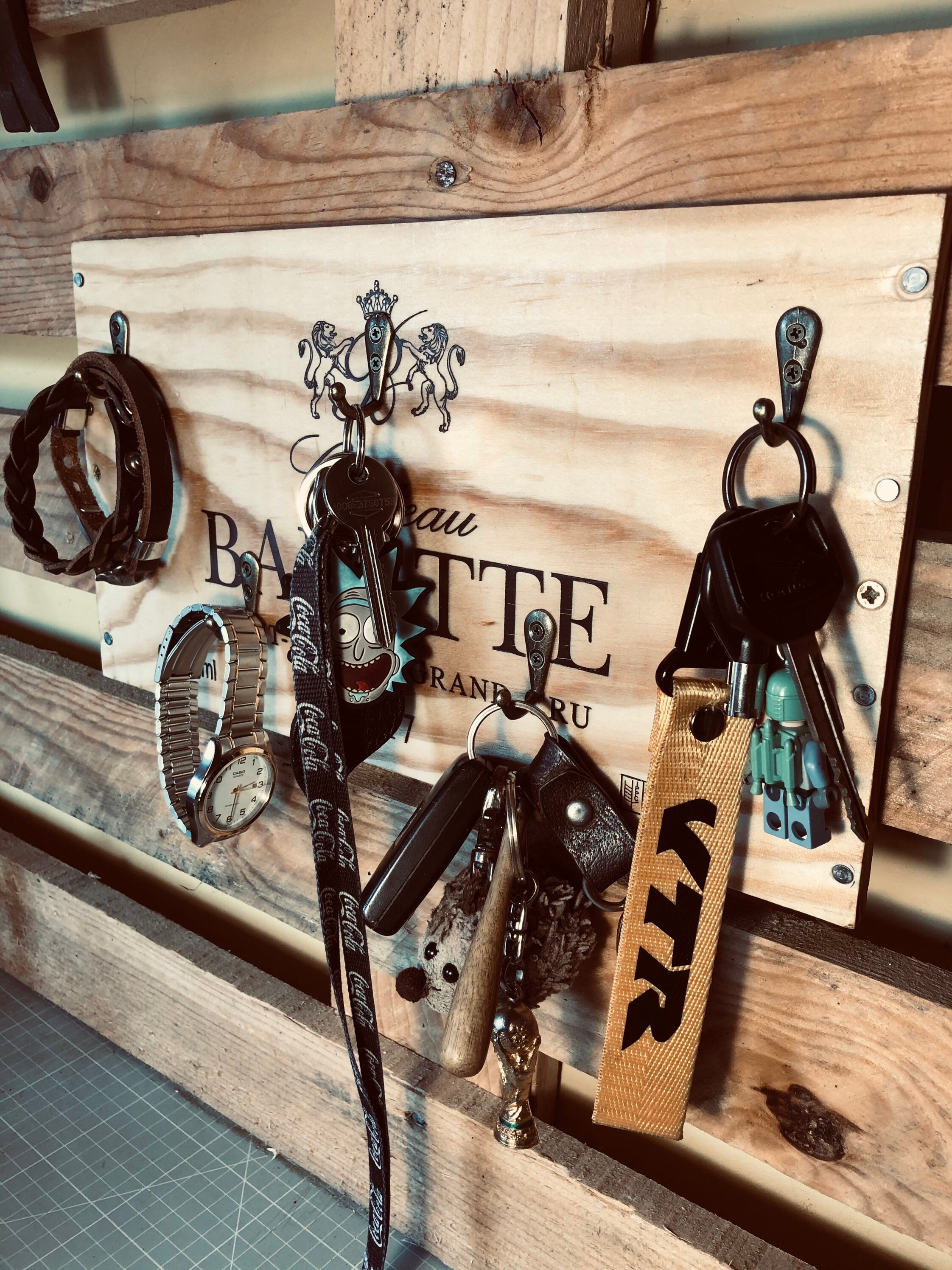 Range Clé/Bijoux Caisse Vin