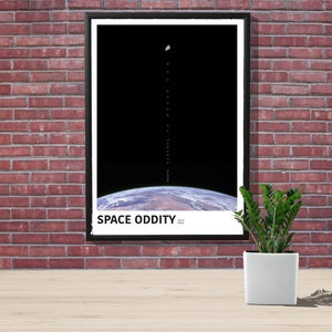 Space Oddity - Cartel de David Bowie - DESCARGA DIGITAL