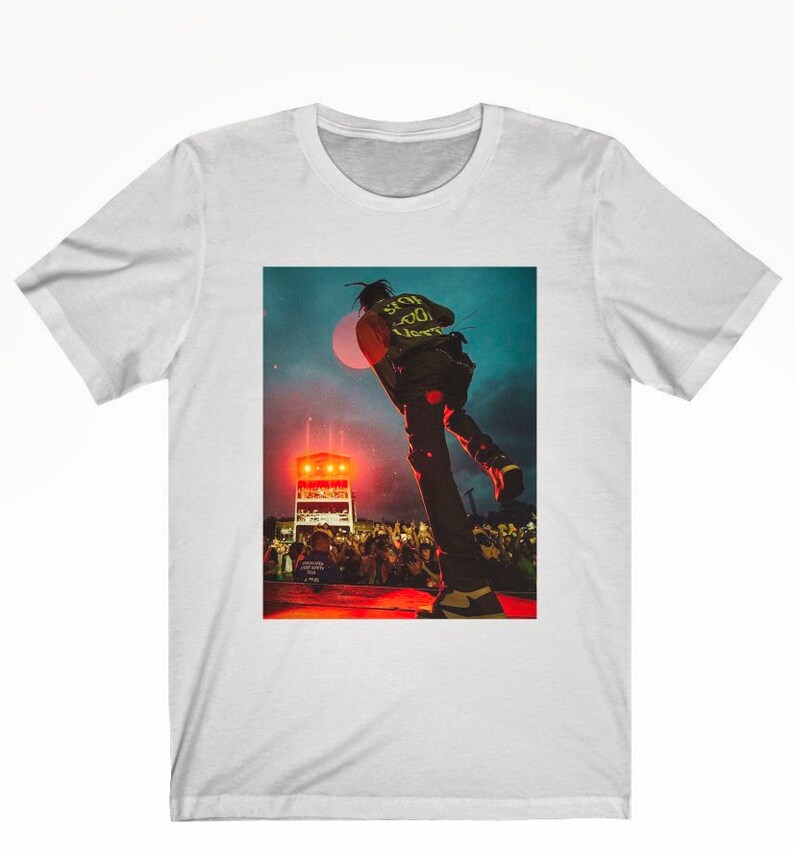 travis scott la flame shirt