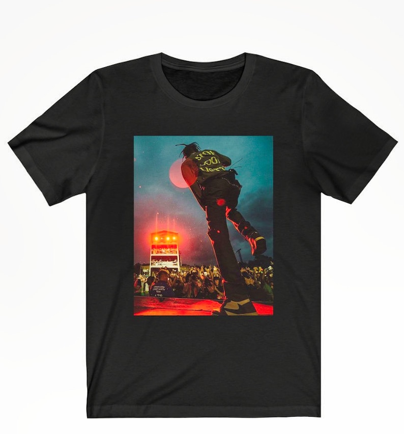 travis scott la flame shirt