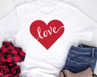 Love SVG - Heart SVG - Valentines Day SVG - Valentines Day Shirt Svg - Valentine Svg - Love Png - Digital Download - Cut File for Cricut