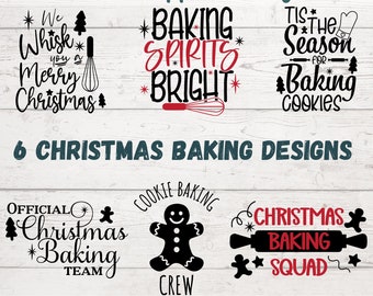 Christmas Baking SVG, Christmas Pot Holders SVG, Baking Spirits Bright SVG, Christmas Baking Crew Svg, Official Baking Team Svg, Christmas