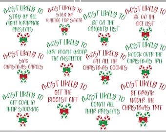 Most Likely To Christmas SVG, Funny Christmas Shirt SVG, Family Christmas Shirt SVG, Family Christmas Svg, Digital Download