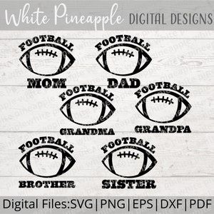 Football Mom SVG, Football Dad SVG, Football SVG Bundle, Football Svg, Football Life Svg, Digital Download for Cricut and Silhouette