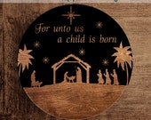 Nativity SVG, Manger Scene SVG, Nativity Scene SVG, Manger svg, Round Nativity svg, Christmas Scene svg, Nativity svg file, Baby Jesus Svg