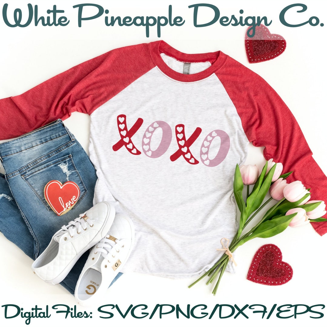 XOXO SVG, Hugs and Kisses Svg, XOXO Shirt Svg, Love Svg, Valentines Day ...