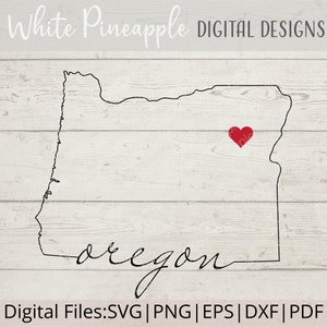 Oregon SVG - State of Oregon SVG - Home SVG - State Outline Svg ...