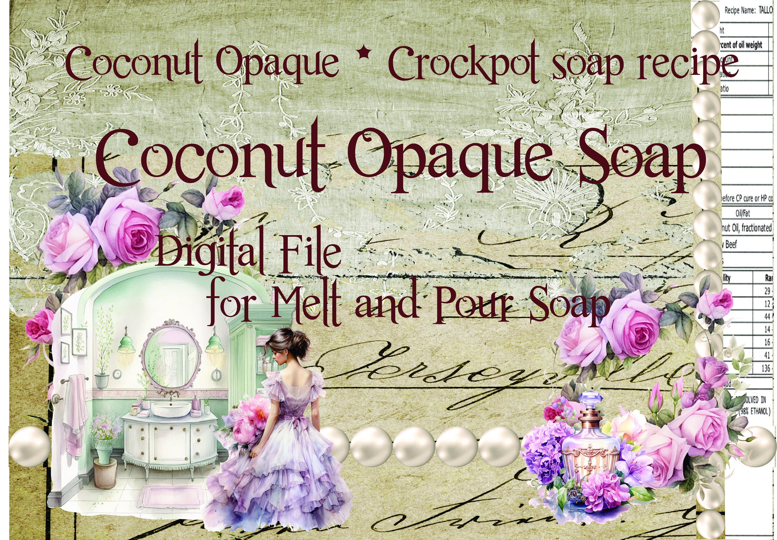 Melt and Pour Coconut Opaque Soap Base for Crockpot Etsy