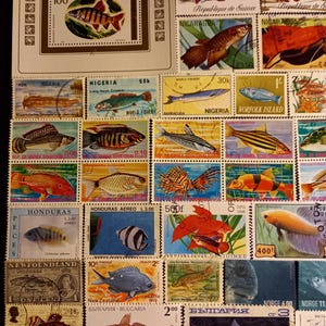 fish stamps lot no. 89