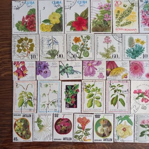 Flower stamps lot nr 134