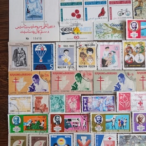 Health care and red cross stamps lot no. 25