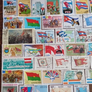 Flag stamps lot nr 105