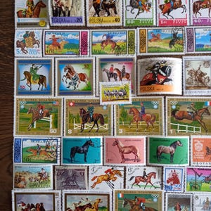 Horse stamps lot no. R