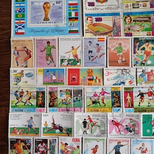 Football/soccer stamps lot no. 9