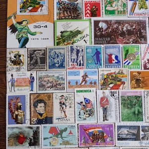 Soldiers/Uniform stamps lot no. 12