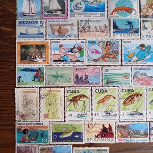 Fishing stamps lot no. T