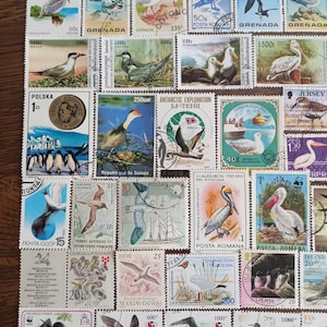 Fish eating birds stamps lot no BT