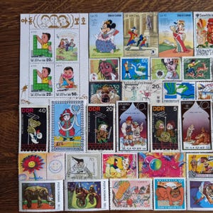 Funny stamps lot nr AK