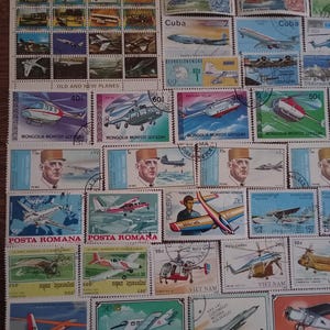 Aeroplane stamps lot no. 37
