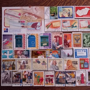 Lote de sellos del servicio postal n.º I