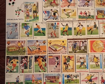 Soccer stamps lot no. 96