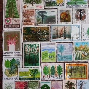 Tree stamps lot no. 36