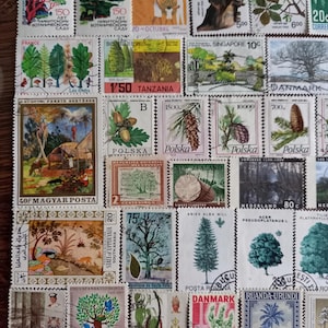 Lote de selos de árvores nº 39