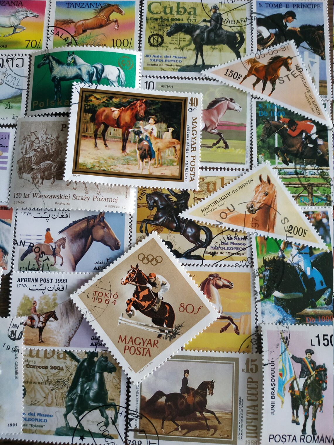 Horse stamps lot nr 84 Etsy