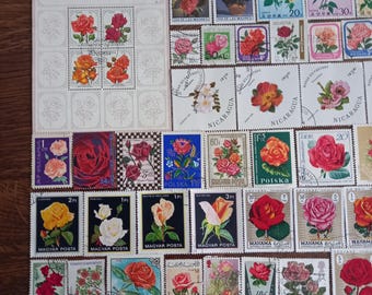 Francobolli Rose lotto n. 6