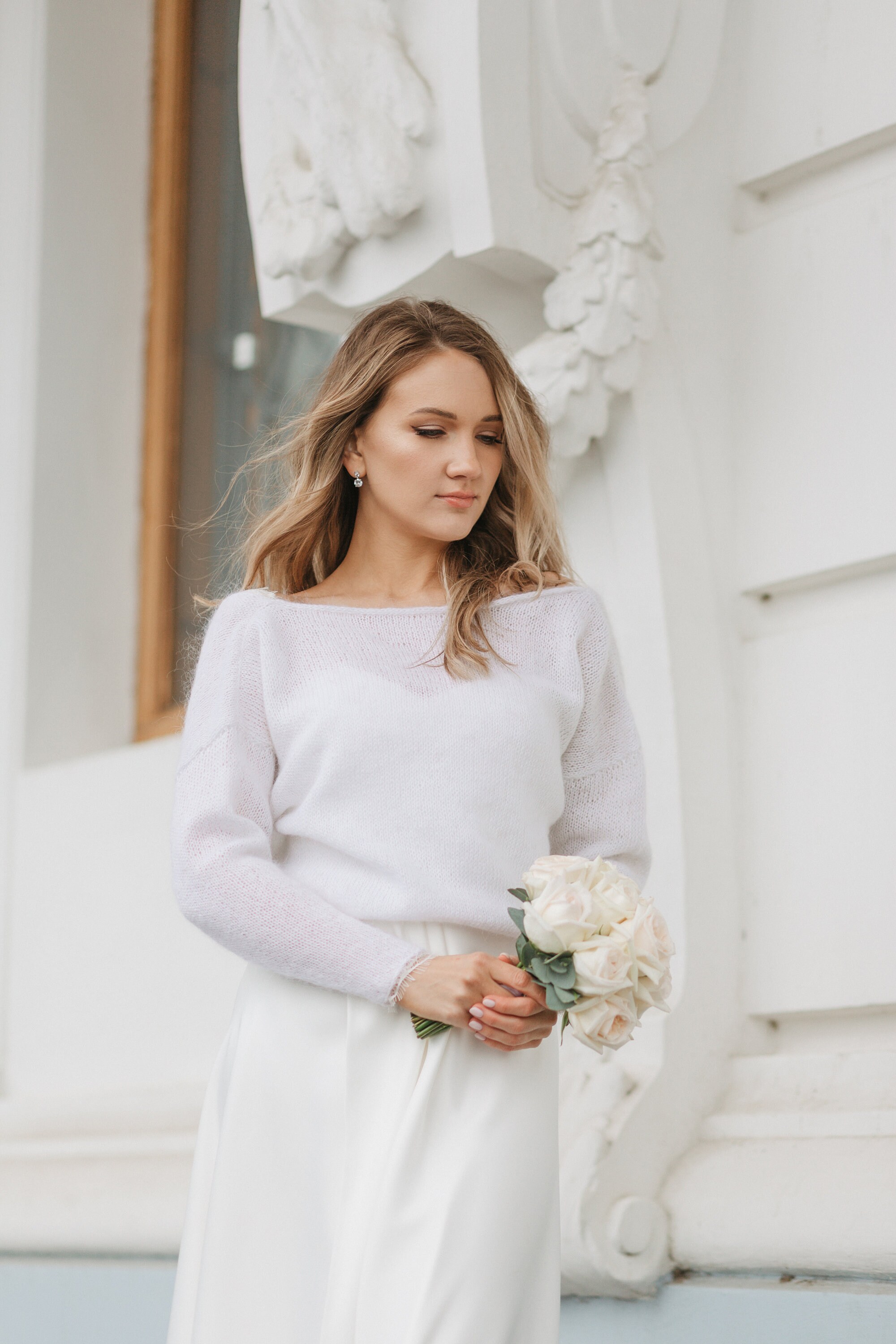 etsy bridal sweater