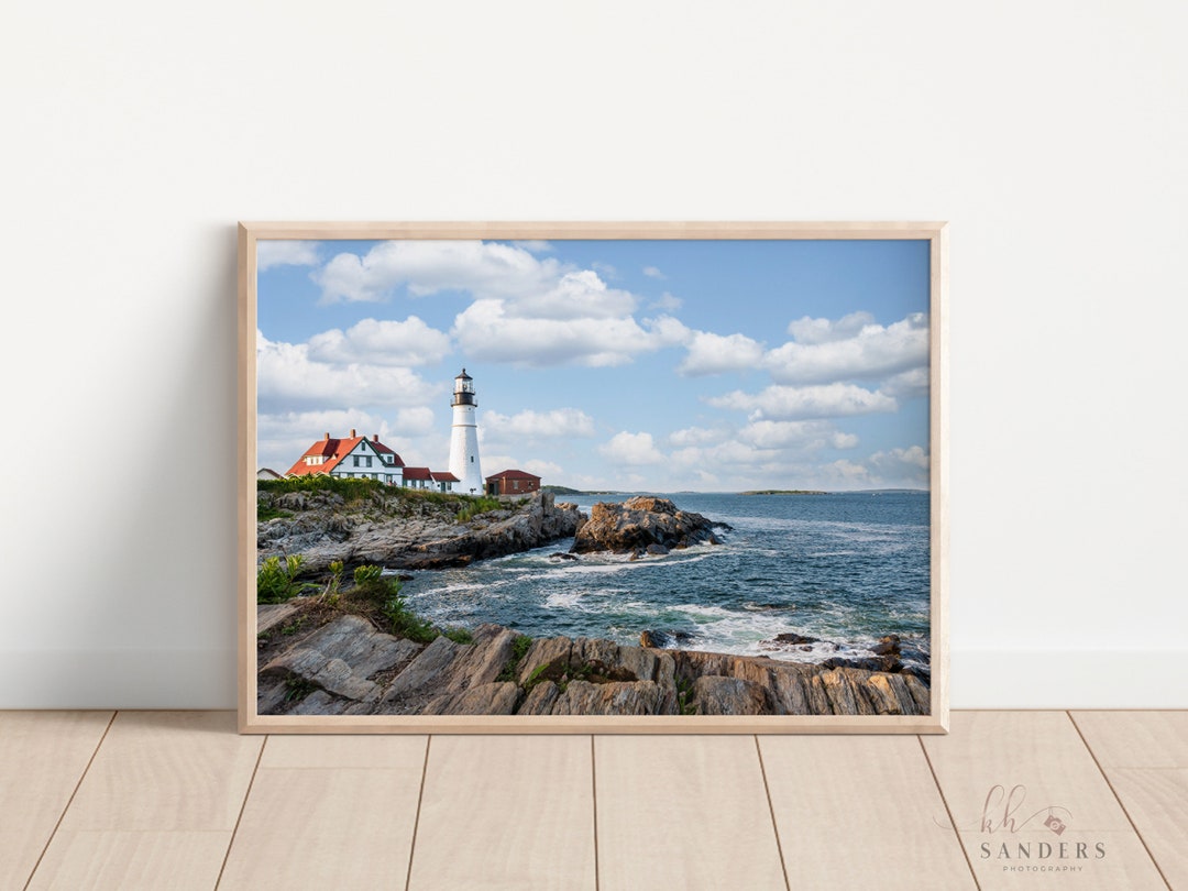 Portland Head Lighthouse Print: Maine Seascape Photography, Coastal ...