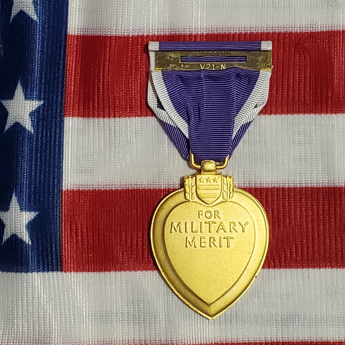 Purple Heart Medal Full Size Combat Wounded VALOR Etsy