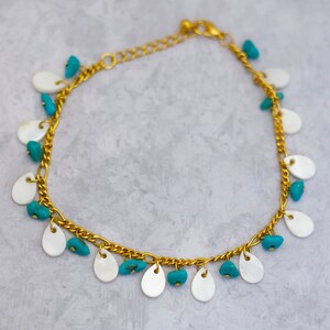 9 Inch, Vintage Bohemian Charms Anklet - CK1