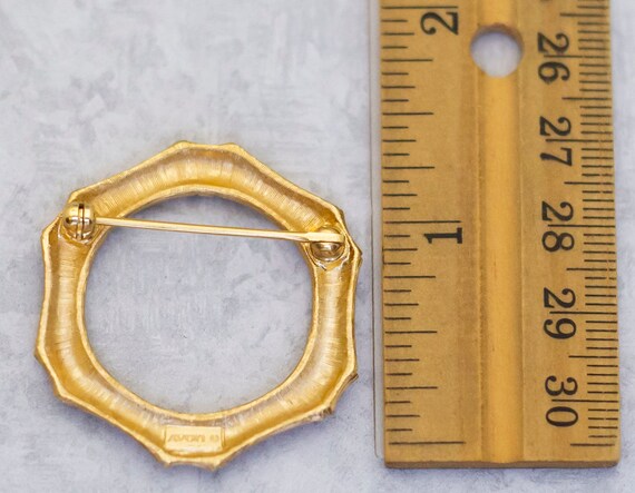 Vintage Brooch, Geometric Brooch, Hexagon Brooch,… - image 2