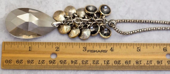 30 inch, Vintage Necklace, Diamond Necklace, Tear… - image 3