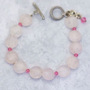 7 1/2 inch, Vintage Bracelet, Stone Bracelet, Bohemian Bracelet, Colorless Bracelet, Unique Bracelet - CC1