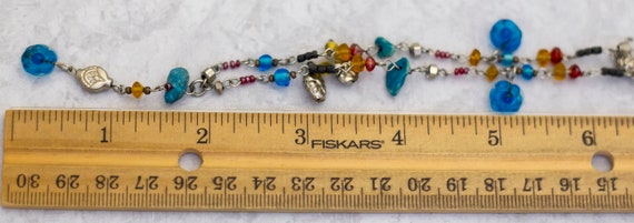 18 inch, Vintage Y Necklace, Beaded Necklace, Isl… - image 3