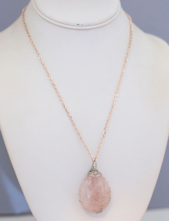 18 inch, Vintage Crystal Necklace, Art Deco Neckl… - image 2