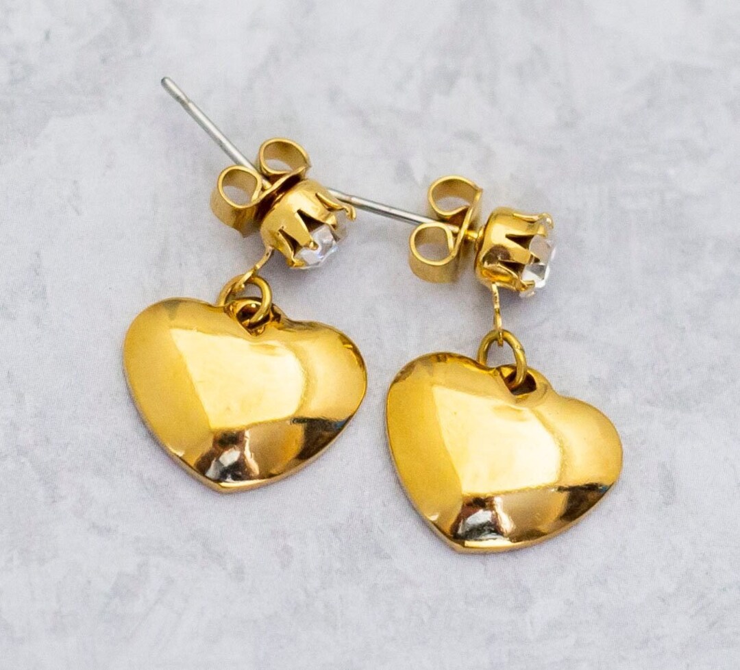 ★VINTAGE HOLLYWOOD★ Essential Heart Earrings_VH2412EA003M 즐거운 온라인 쇼핑공간에 오신 것을 환영합니다!