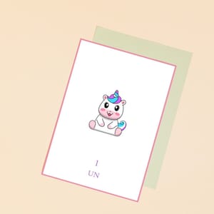 Flashcards nombre, cartes sur les nombres, jusqu’à 10, Flashcards math, cartes sur les math, 8x12cm