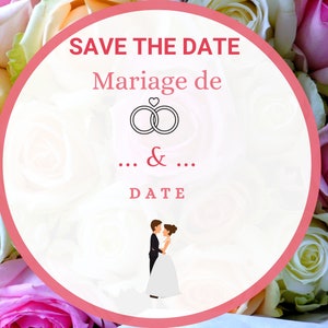 Tarjetas Save the Date, tarjeta guardar la fecha, boda, fiestas, bautizo..., 14x10cm