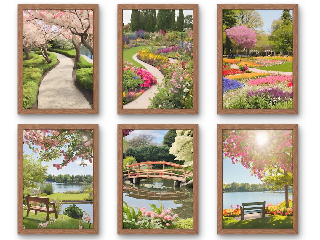Spring Weather Poster Set of 6 Spring Posters, Spring Posters, Beautiful Season, Flower ...