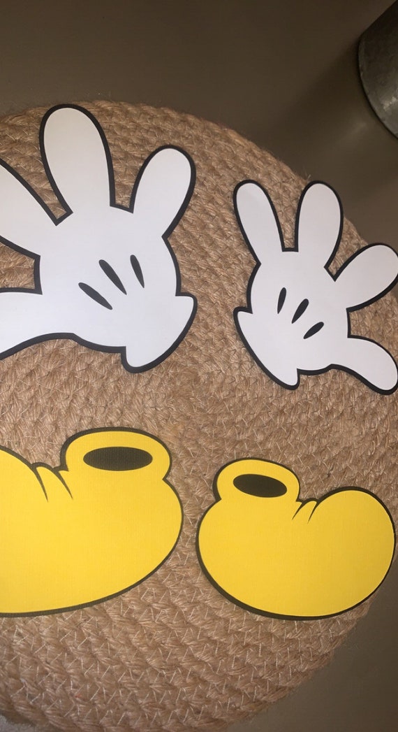 Mickey Mouse Schoen Uitgesneden